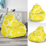 Sliced Lemon Pattern Bean Bag Cover