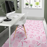 Tennis Pattern Print Design 02 Area Rug