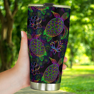 Sea Turtle Pattern Tumbler