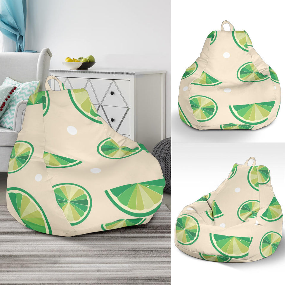 Lime Pattern Bean Bag Cover