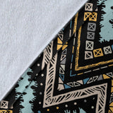 Zigzag Chevron African Afro Dashiki Adinkra Kente Premium Blanket