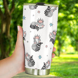 Sleep Raccoon Pattern Tumbler