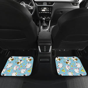 Guinea Pig Pattern Print Design 03 Front and Back Car Mats