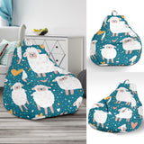 Sheep Heart Pattern Bean Bag Cover