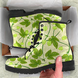 Hop Theme Pattern Leather Boots