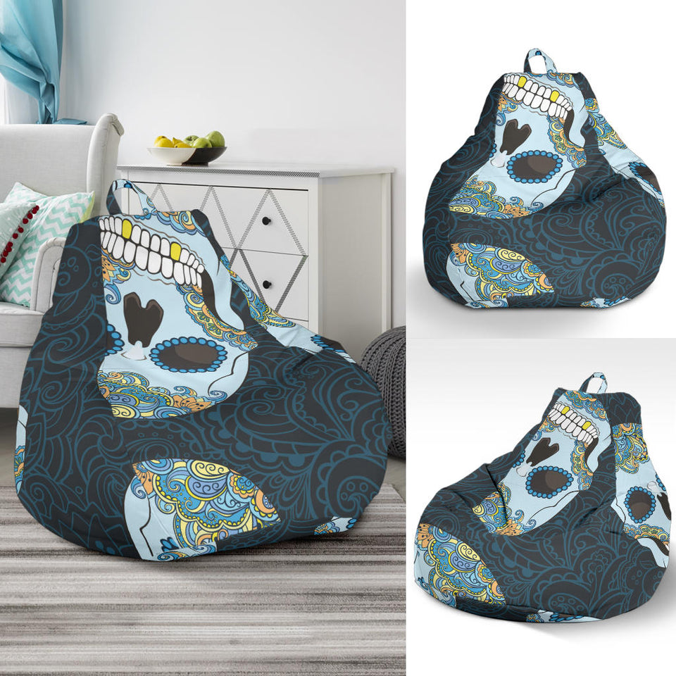 Suger Skull Pattern Bean Bag Cover