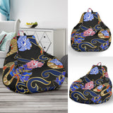 Snake Flower Pattern Bean Bag Cover