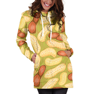 Peanut Pattern Theme Women Hoodie Dress