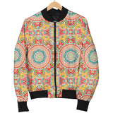 Indian Theme Pattern Men Bomber Jacket