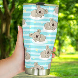 Sleep Koala Pattern Tumbler