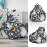 Sloth Astronaut Pattern Bean Bag Cover