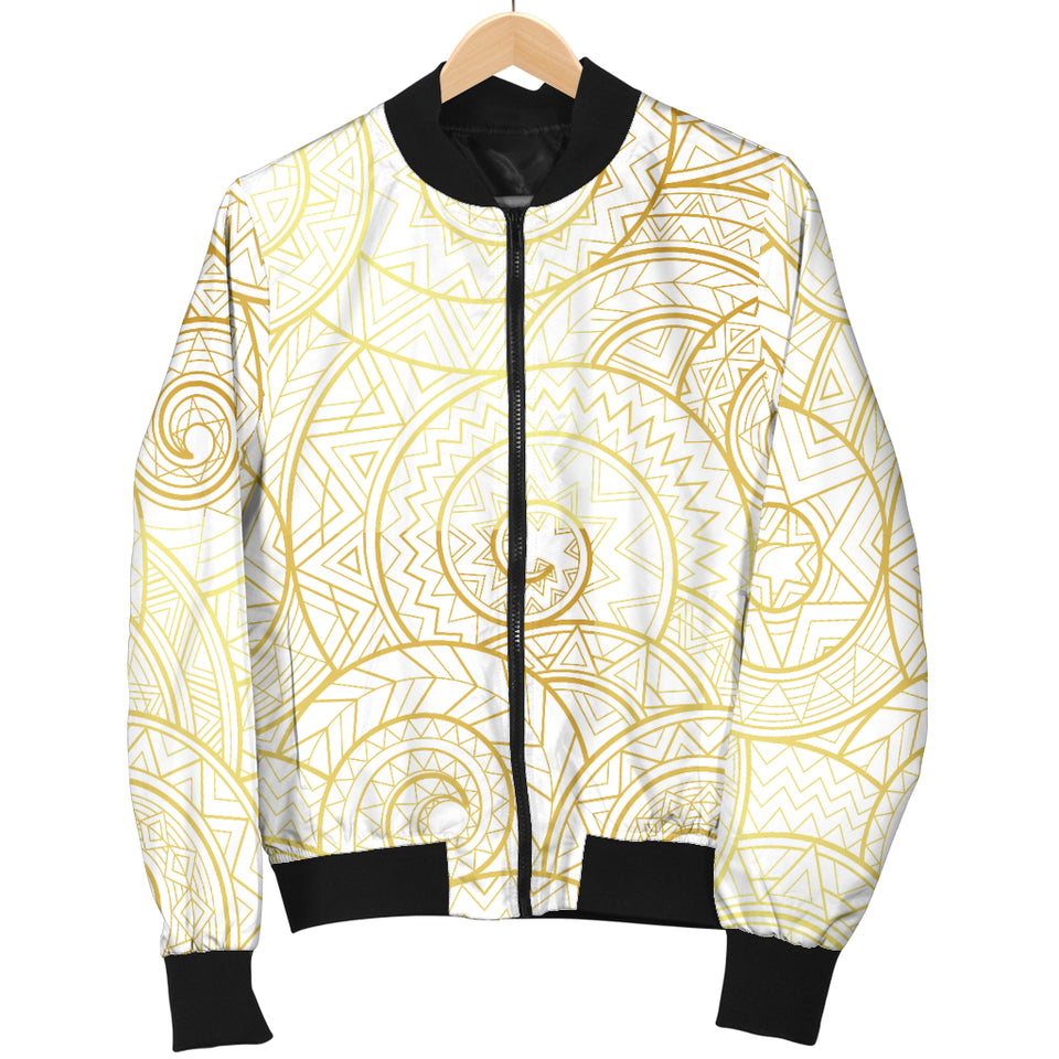 Shell Tribal Pattern Men Bomber Jacket