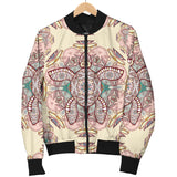 Sea Turtle Tribal Pattern Men Bomber Jacket