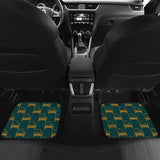 Piano Pattern Print Design 03 Front and Back Car Mats