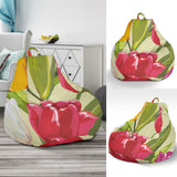 Colorful Tulip Pattern Bean Bag Cover