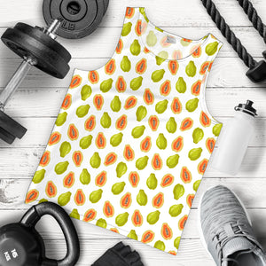 Papaya Pattern Theme Men Tank Top