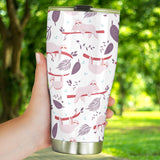 Sloth Leaves Pattern Tumbler