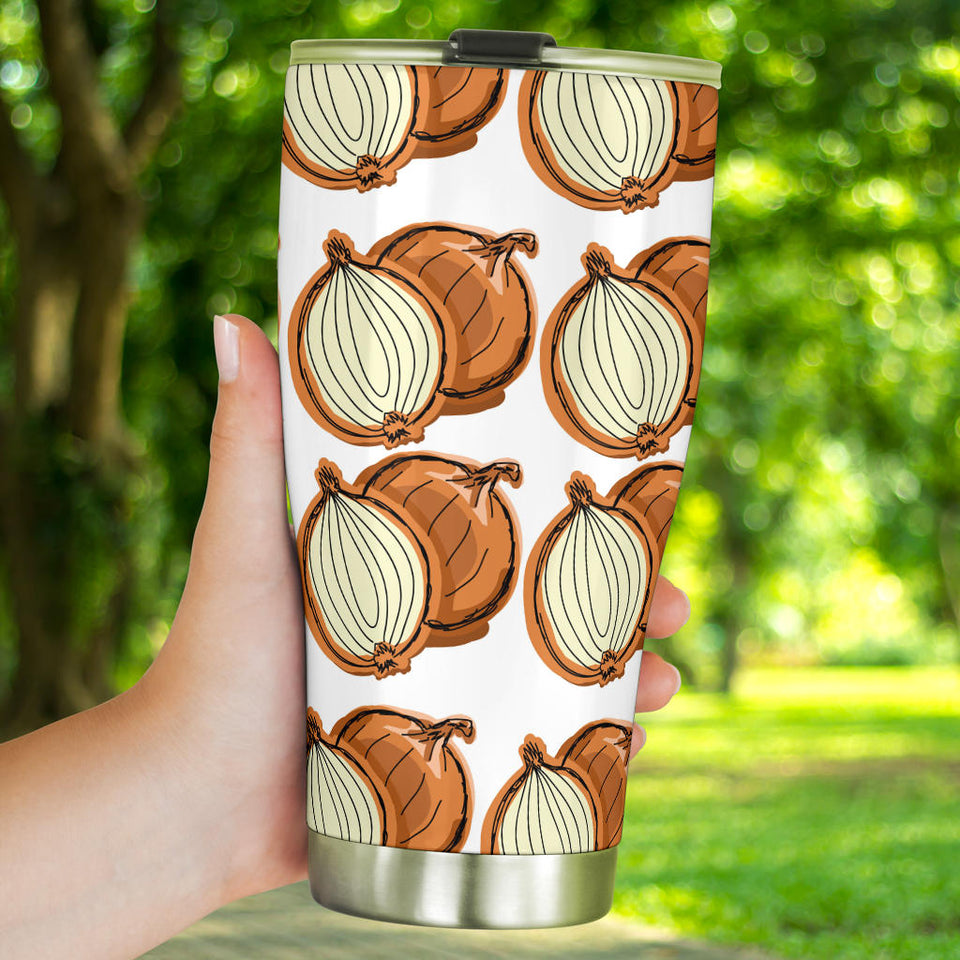 Onion Theme Pattern Tumbler