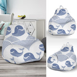 Whale Pattern Bean Bag Cover