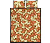 Peanut Pattern Background Quilt Bed Set