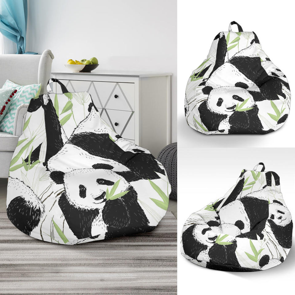 Panda Pattern Bean Bag Cover