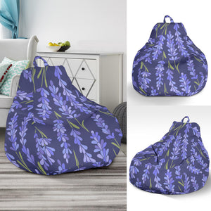 Lavender Theme Pattern Bean Bag Cover