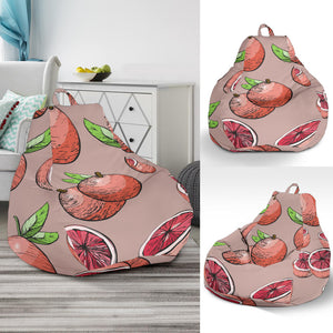 Grapefruit Pattern Background Bean Bag Cover