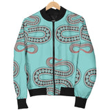 Snake Tribal Pattern Men Bomber Jacket