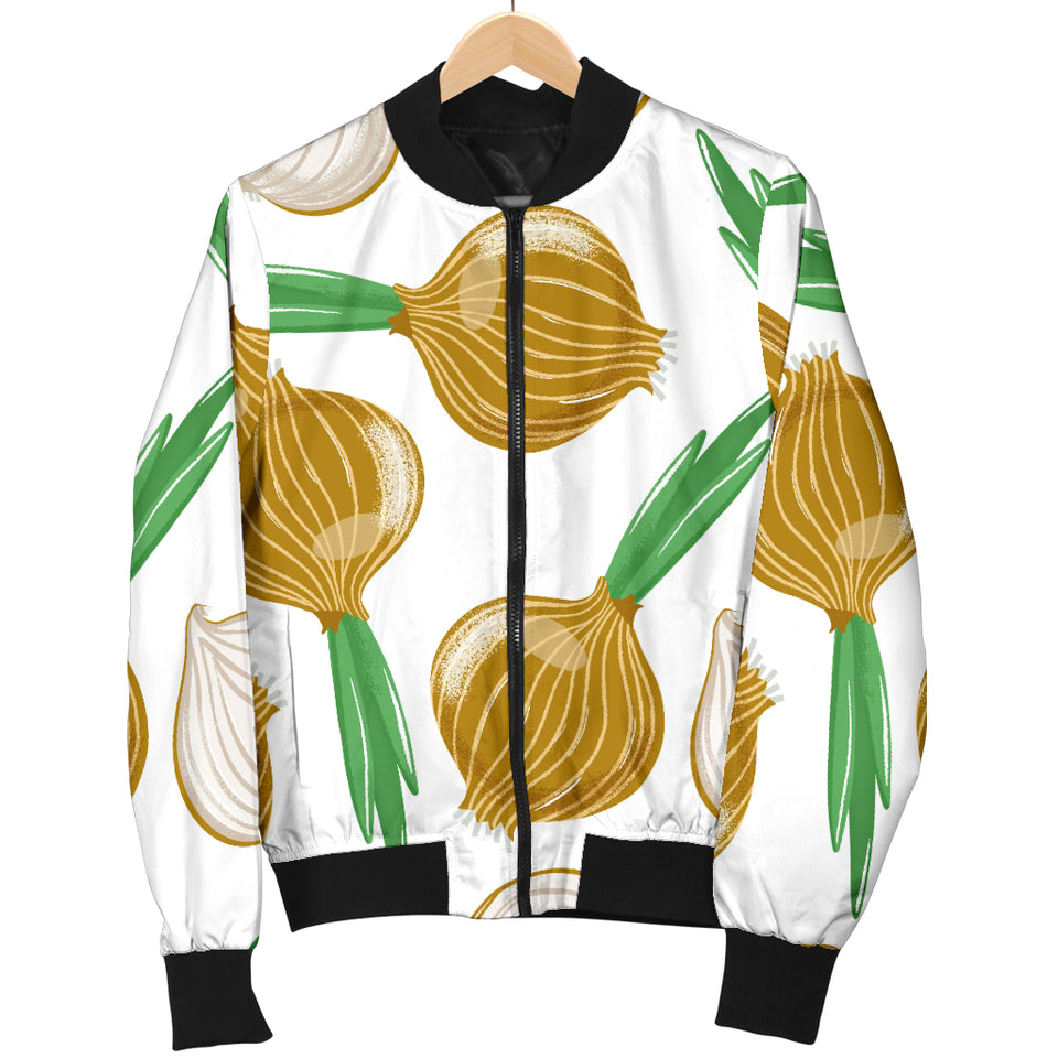 Onion Pattern Background Men Bomber Jacket