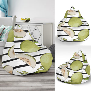 Guava Pattern Stripe background Bean Bag Cover