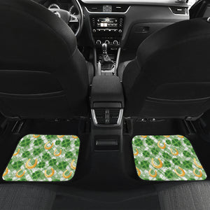 Horseshoes Pattern Print Design 05 Front and Back Car Mats