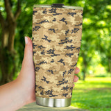 Sand Camo Camouflage Pattern Tumbler