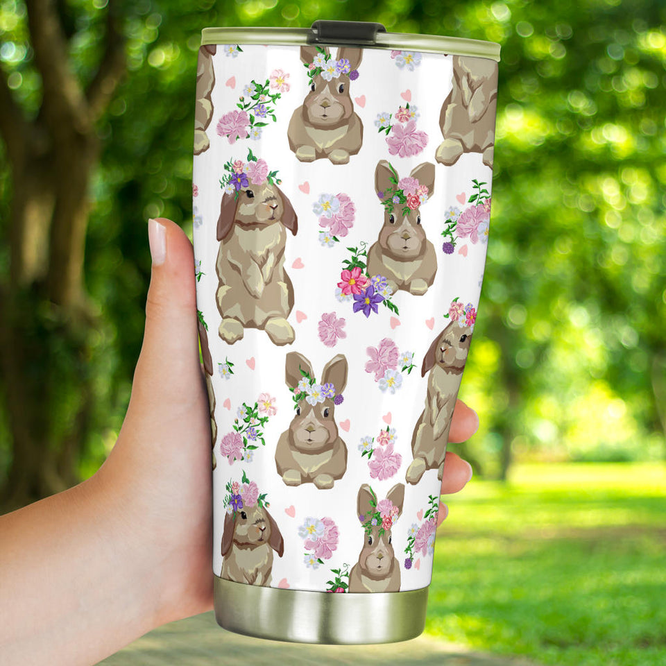 Rabbit Pattern Tumbler