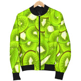 Sliced Kiwi Pattern Men Bomber Jacket