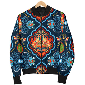 Indian Traditional Pattern Men Bomber Jacket