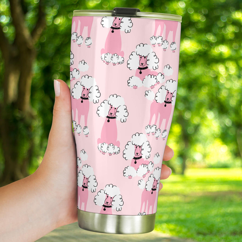 Poodle Pattern Tumbler