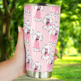 Poodle Pattern Tumbler