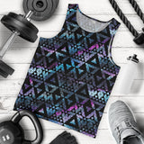 Space Galaxy Tribal Pattern Men Tank Top