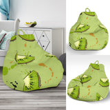 Kiwi Pattern Background Bean Bag Cover