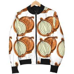 Onion Theme Pattern Men Bomber Jacket