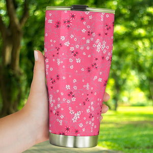 Sakura Pattern Background Tumbler