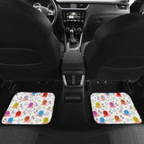 Snail Pattern Print Design 05 Front and Back Car Mats