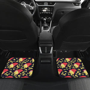 Potato Chips Pattern Print Design 05 Front and Back Car Mats