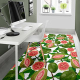 Guava Leaves Pattern Area Rug
