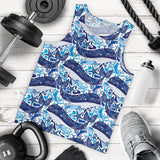 Whale Starfish Pattern Men Tank Top