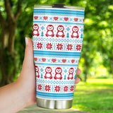 Penguin Sweater Printed Pattern Tumbler