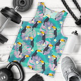 Toucan Pattern Background Men Tank Top