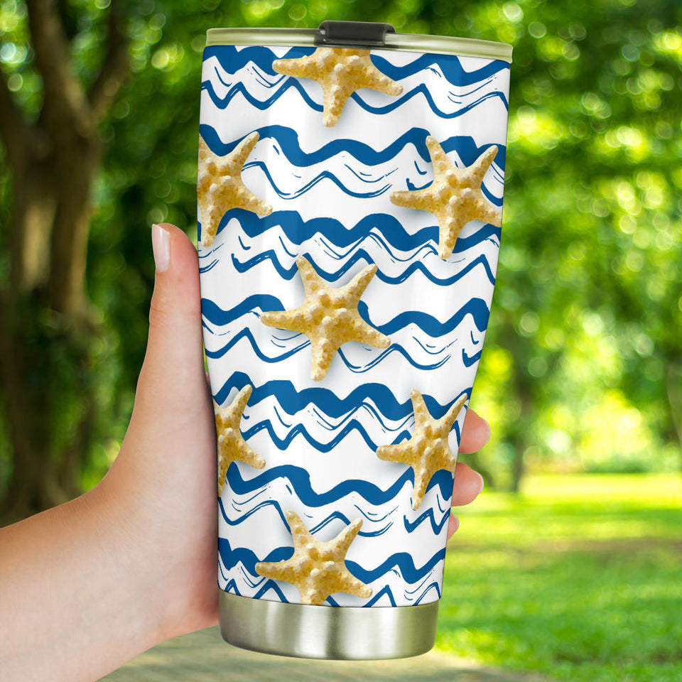 Starfish Pattern Tumbler