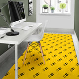 Ninja Weapon Pattern Area Rug