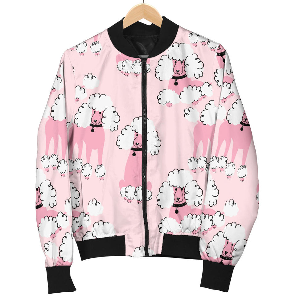 Poodle Pattern Men Bomber Jacket